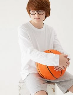 M&S Collection Polo-shirts Unisex Pure Cotton StayNew™ T-Shirt (2-16 Yrs) -School Uniform Sales Store SD 04 T93 2761 Z0 X EC 2