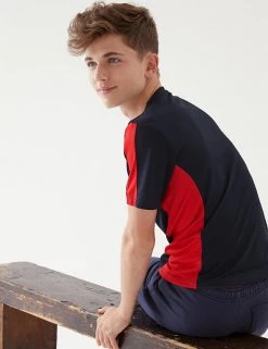 M&S Collection PE Kit Unisex Active T-Shirt 63 M&S Collection PE Kit Unisex Active T-Shirt -School Uniform Sales Store SD 04 T93 2762 B4 X EC 3