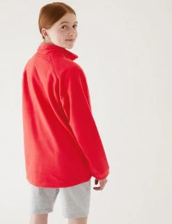 M&S Collection Jumpers Unisex Zip Fleece (2-16 Yrs) -School Uniform Sales Store SD 04 T93 4311 B0 X EC 3