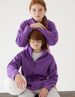 M&S Collection Jumpers Unisex Zip Fleece (2-16 Yrs) -School Uniform Sales Store SD 04 T93 4311 D0 X EC 0