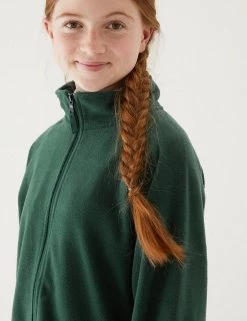 M&S Collection Jumpers Unisex Zip Fleece (2-16 Yrs) -School Uniform Sales Store SD 04 T93 4311 EE X EC 1