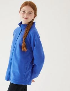 M&S Collection Jumpers Unisex Zip Fleece (2-16 Yrs) -School Uniform Sales Store SD 04 T93 4311 RA X EC 1