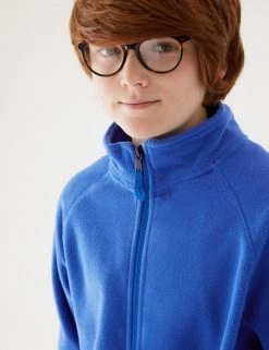 M&S Collection Jumpers Unisex Zip Fleece (2-16 Yrs) -School Uniform Sales Store SD 04 T93 4311 RA X EC 2