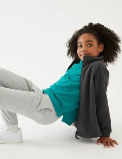 M&S Collection Jumpers Unisex Zip Fleece (2-16 Yrs) -School Uniform Sales Store SD 04 T93 4311 T3 X EC 1