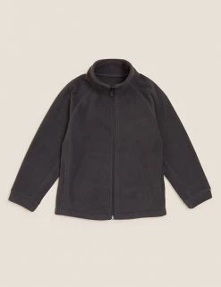 M&S Collection Jumpers Unisex Zip Fleece (2-16 Yrs) -School Uniform Sales Store SD 04 T93 4311 T3 X EC 90