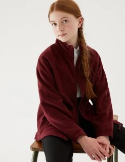 M&S Collection Jumpers Unisex Zip Fleece (2-16 Yrs) -School Uniform Sales Store SD 04 T93 4311 XM X EC 1