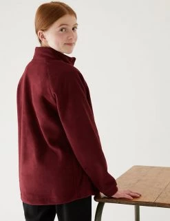 M&S Collection Jumpers Unisex Zip Fleece (2-16 Yrs) -School Uniform Sales Store SD 04 T93 4311 XM X EC 3