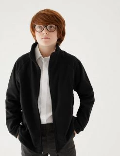 M&S Collection Jumpers Unisex Zip Fleece (2-16 Yrs) -School Uniform Sales Store SD 04 T93 4311 Y0 X EC 2