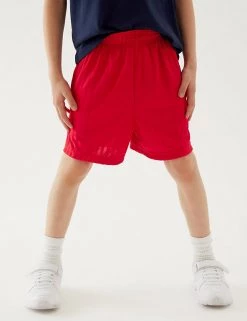 M&S Collection Unisex Sports Shorts (2-16 Yrs) -School Uniform Sales Store SD 04 T93 5253 B0 X EC 4
