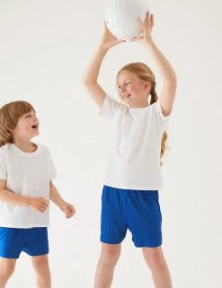 M&S Collection Unisex Sports Shorts (2-16 Yrs) -School Uniform Sales Store SD 04 T93 5253 RA X EC 0