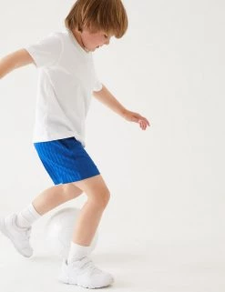 M&S Collection Unisex Sports Shorts (2-16 Yrs) -School Uniform Sales Store SD 04 T93 5253 RA X EC 2