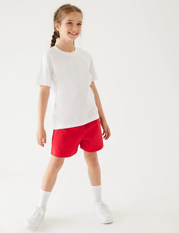 M&S Collection Unisex Pure Cotton Sports Shorts (2-16 Yrs) 12 M&S Collection Unisex Pure Cotton Sports Shorts (2-16 Yrs) - Image 10