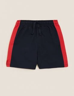 M&S Collection Unisex Pure Cotton Sports Shorts (2-16 Yrs) 47 M&S Collection Unisex Pure Cotton Sports Shorts (2-16 Yrs) -School Uniform Sales Store SD 04 T93 5254 B4 X EC 90