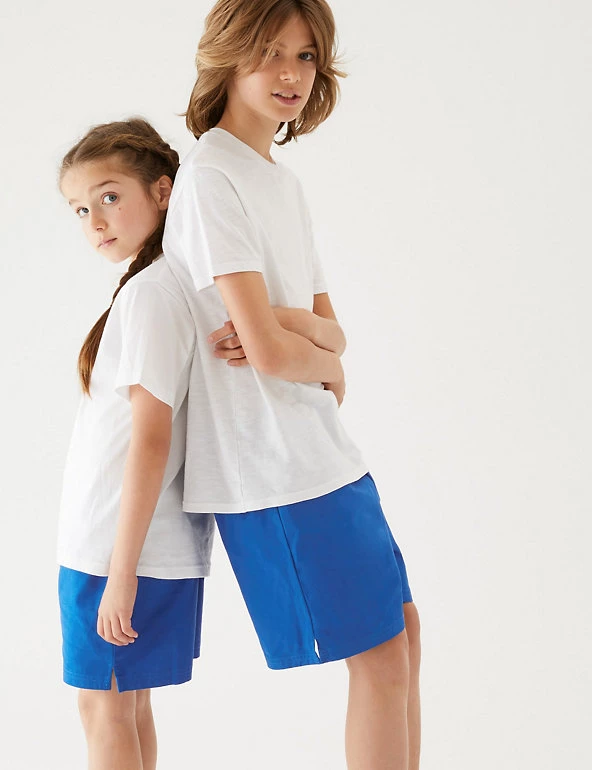 M&S Collection Unisex Pure Cotton Sports Shorts (2-16 Yrs) 27 M&S Collection Unisex Pure Cotton Sports Shorts (2-16 Yrs) - Image 25