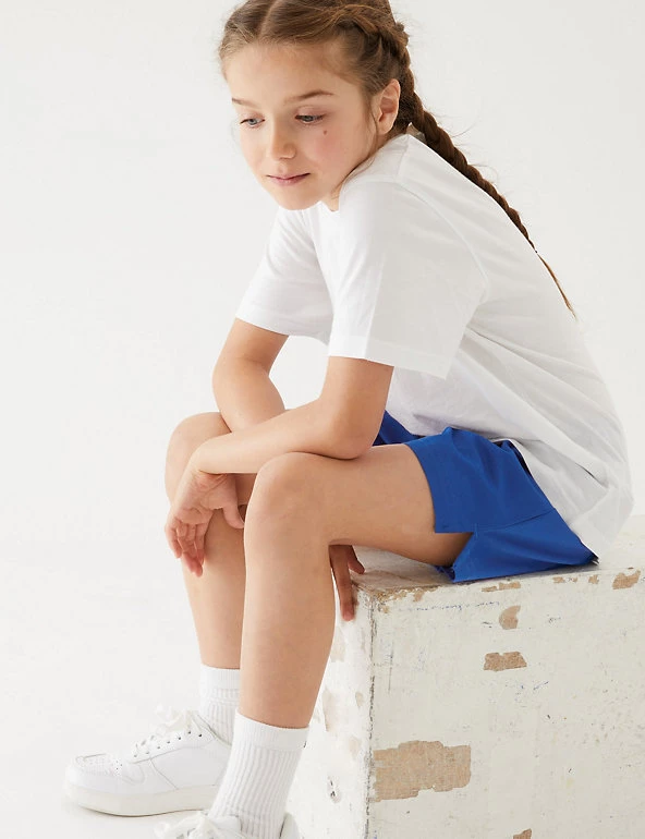 M&S Collection Unisex Pure Cotton Sports Shorts (2-16 Yrs) 30 M&S Collection Unisex Pure Cotton Sports Shorts (2-16 Yrs) - Image 28