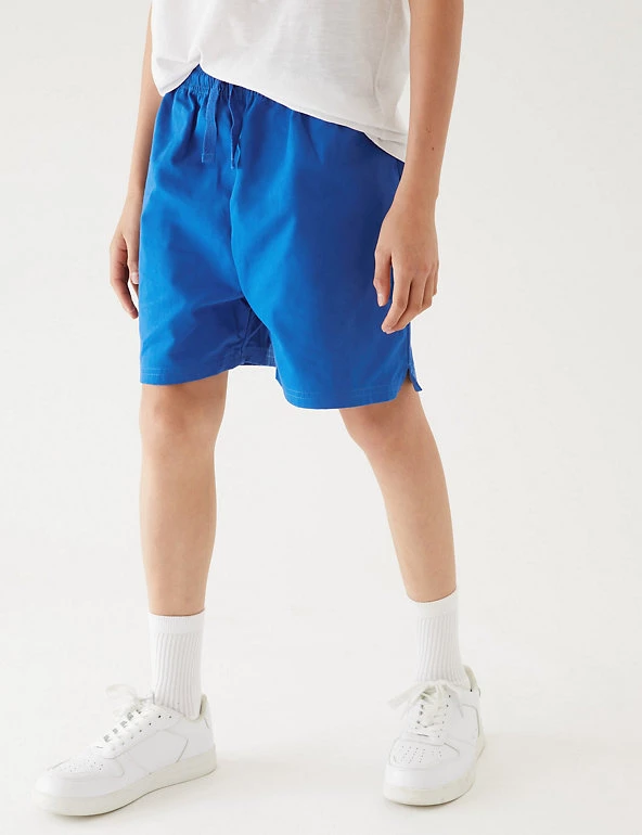 M&S Collection Unisex Pure Cotton Sports Shorts (2-16 Yrs) 31 M&S Collection Unisex Pure Cotton Sports Shorts (2-16 Yrs) - Image 29