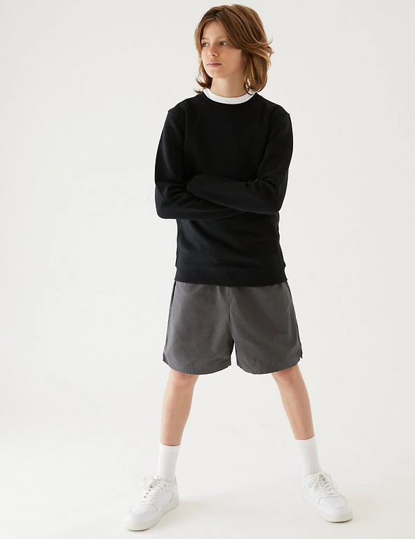 M&S Collection Unisex Pure Cotton Sports Shorts (2-16 Yrs) 23 M&S Collection Unisex Pure Cotton Sports Shorts (2-16 Yrs) - Image 21