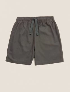 M&S Collection Unisex Pure Cotton Sports Shorts (2-16 Yrs) 53 M&S Collection Unisex Pure Cotton Sports Shorts (2-16 Yrs) -School Uniform Sales Store SD 04 T93 5254 T3 X EC 90