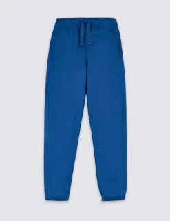 M&S Collection PE Kit Unisex Cotton Rich Regular Fit Joggers (2-18 Yrs) -School Uniform Sales Store SD 04 T93 5256 RA X EC 90 2