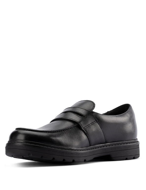 CLARKS Kids' Leather Slip-On School Shoes (Youth Size 3-8) 6 CLARKS Kids' Leather Slip-On School Shoes (Youth Size 3-8) - Image 4