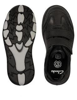 CLARKS Kids' Leather Riptape School Shoes (Kid Size 10-2.5) -School Uniform Sales Store SD 08 T94 3012 Y0 X EC 1