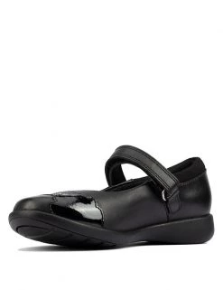 CLARKS Kids' Leather Riptape Mary Jane Shoes (Kid Size 10-2.5) -School Uniform Sales Store SD 08 T94 3033 Y0 X EC 3