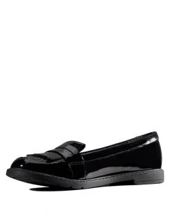CLARKS Shoes Kids' Leather Slip-on Loafers (Youth Size 3-8) 10 CLARKS Shoes Kids' Leather Slip-on Loafers (Youth Size 3-8) -School Uniform Sales Store SD 08 T94 3170P Y1 X EC 3