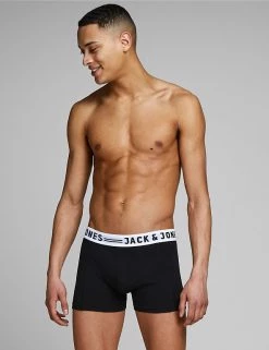 JACK & JONES Men's Trunks 3pk Cotton Rich Trunks -School Uniform Sales Store SD 10 T18 1278 T4 X EC 3
